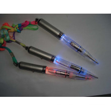 Luz UV LED pluma bolígrafo con cordón